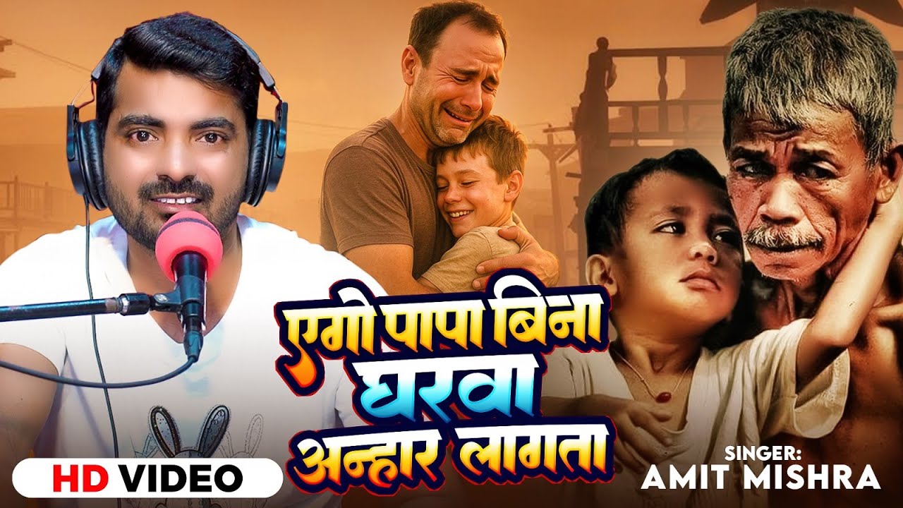 #Video | एगो पापा बिना घरवा अन्हार लागता - Amit Mishra का एक और निर्गुण सांग - New Nirgun Song 2025