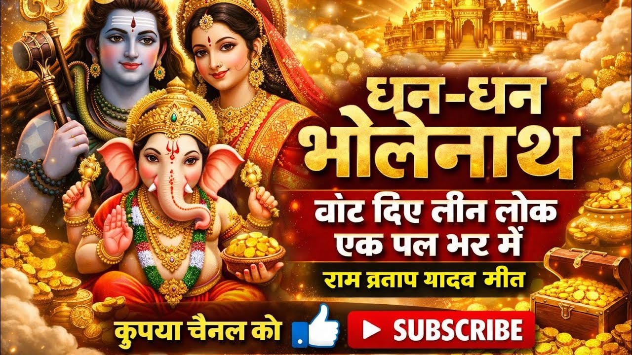 धन धन भोलेनाथ | तीन लोक बांट दिए पल भर में | भोले बाबा भजन