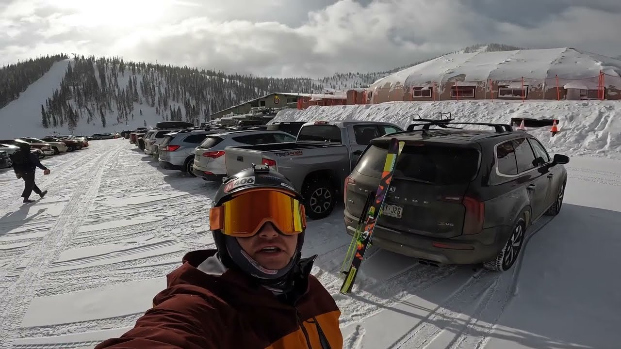 Skiing Monarch Mountain Colorado on New Mindbender 116