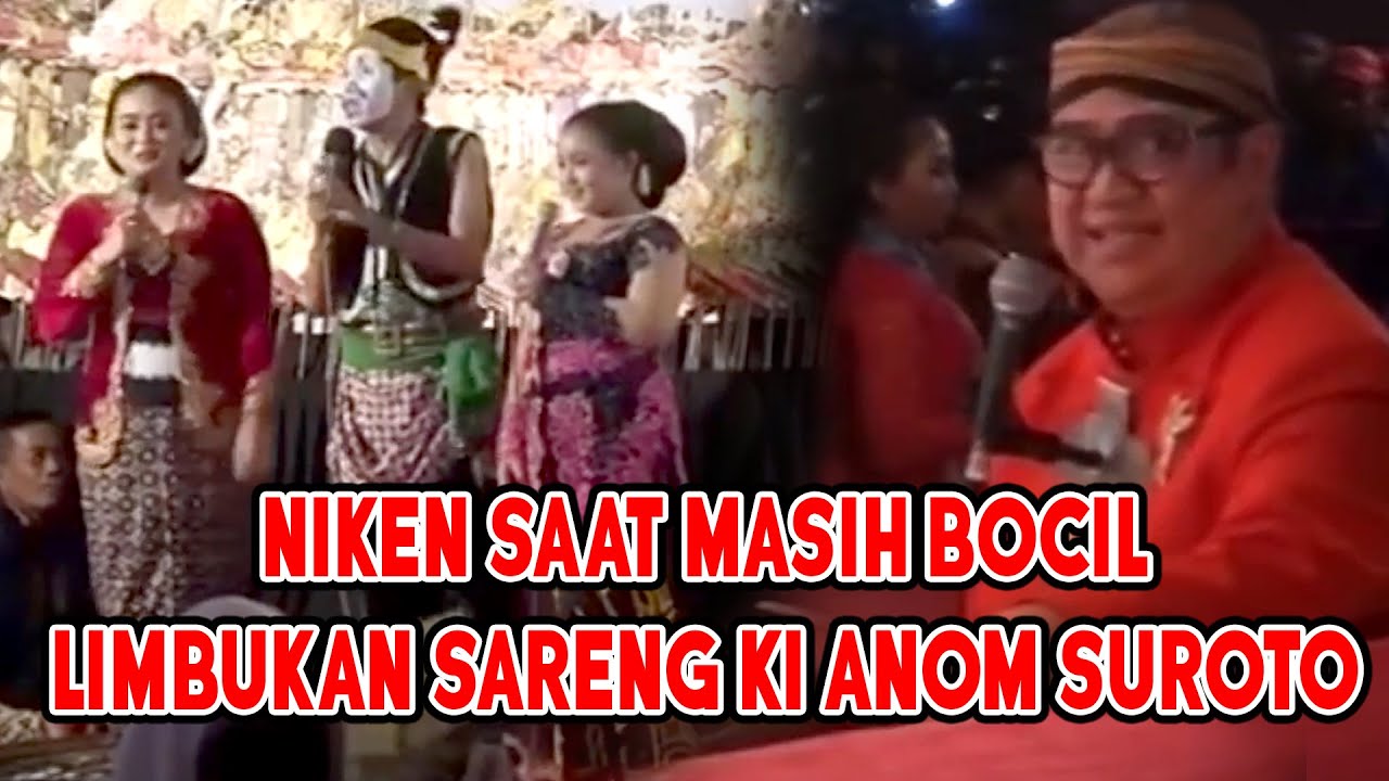 NIKEN SALINDRI SAAT BOCIL SUPER  LUCU!!  - LIMBUKAN KI ANOM SUROTO LIVE WAYANG DI TULUNG AGUNG