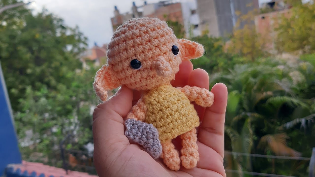 CÓMO TEJER DOBBY AMIGURUMI A CROCHET 1/2