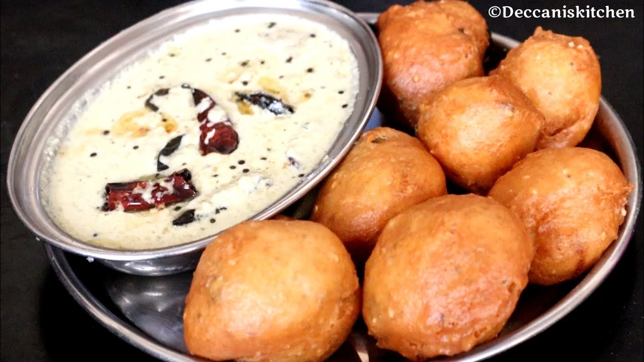 Mysore Bonda & Coconut Chutney Recipe Street Style Mysore bhajji/bhajiya