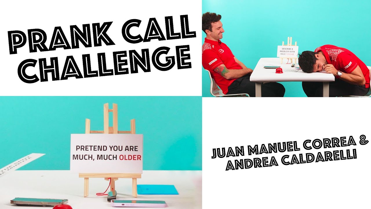 Prank call Challenge with Andrea & Juan Manuel ☎️
