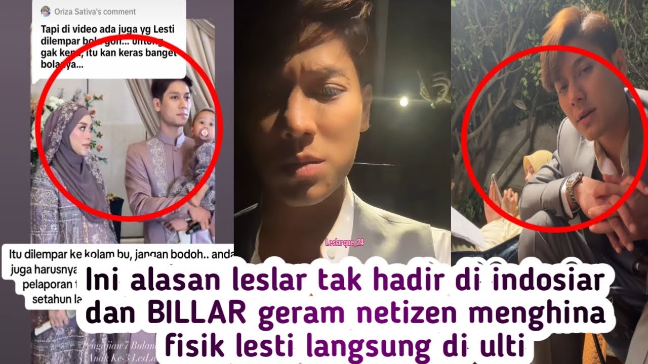 GERAM BILLAR KASIH ULTIMATUM UNTUK NETIZEN YANG MENGHINA FISIK LESTI