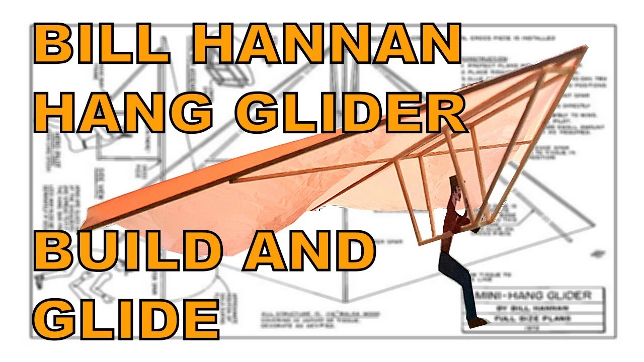 Model Hang Glider Build and Flight