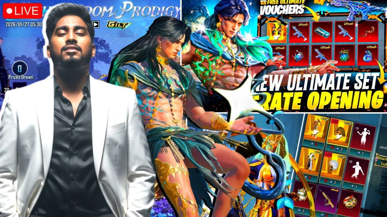 🔴 WITHERBLOOM PRODIGY SPIN CRATE OPENING | TYSON IS LIVE #bloodysweet #bgmi #myluv