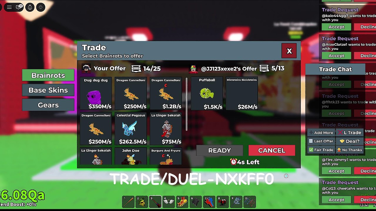 🔴 LIVE Roblox Steal Brainrot 🔥 Trade + Duel + PvP Battles | GoodTk