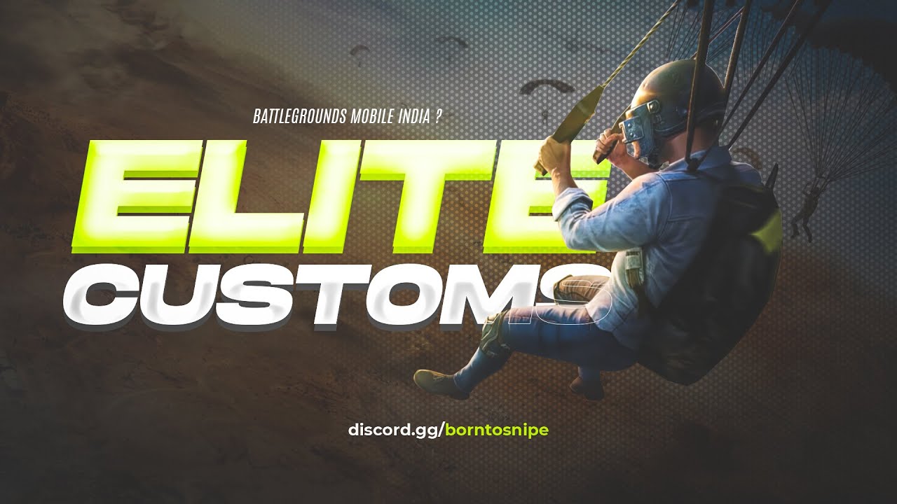 🔴BGMI LIVE l IWNL ELITE CUSTOMS!  🤩​