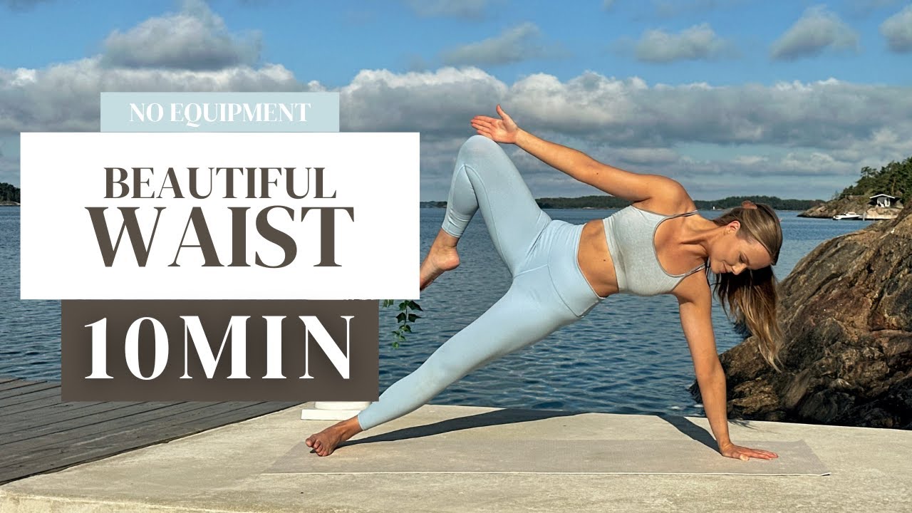 10 Min Oblique Workout | Slim & Toned Waist at Home (No Equipment)