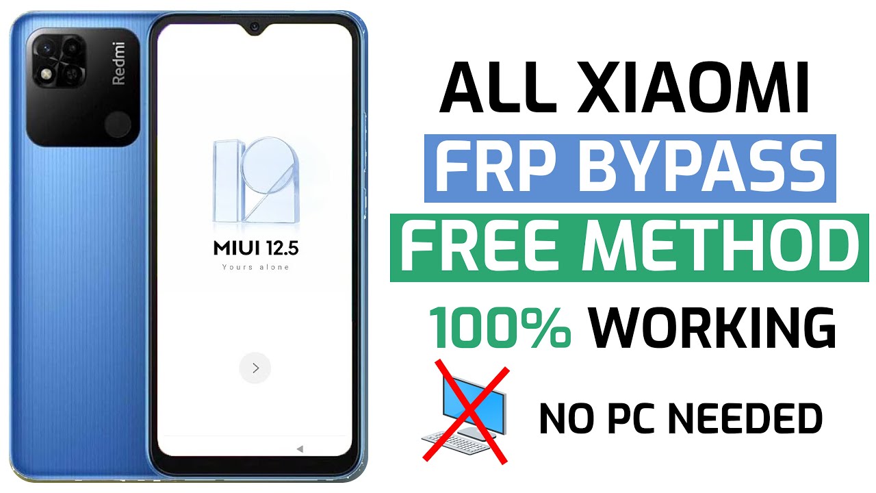 Unlock Google Account on All Xiaomi Devices | Redmi 10A FRP Bypass MIUI 12.5 Without PC Free 2025