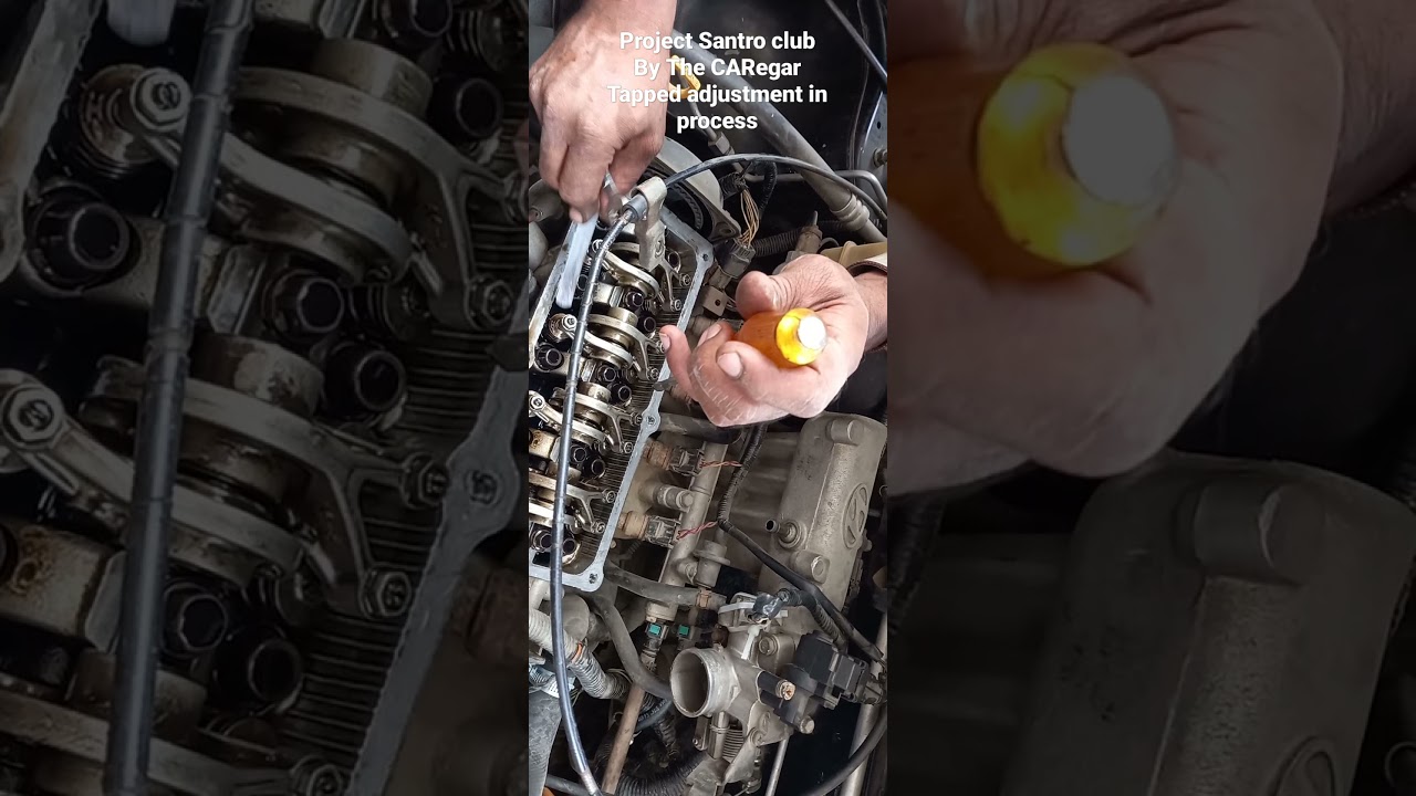 Santro valve clearance adjustment 