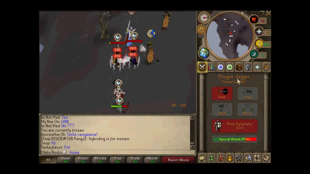 I Hate noobs legacy 614 pk vid 2 100%hybriding ownage
