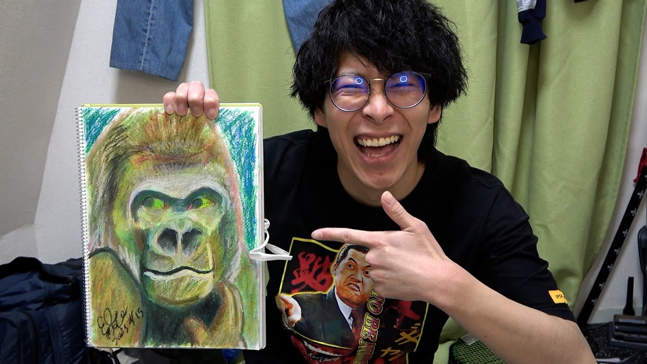 おれのクレヨン画見てよ