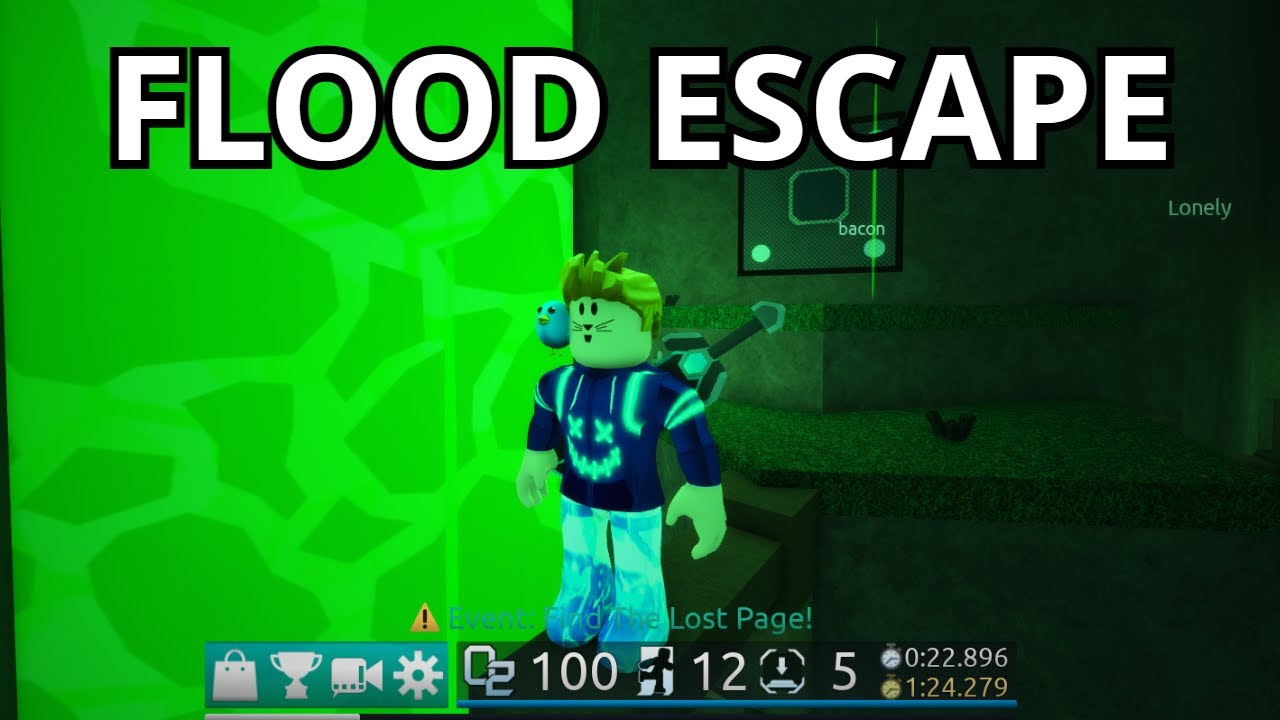 Roblox - JOGANDO OS NOVOS MAPAS DO FLOOD ESCAPE 2! (UPDATE)