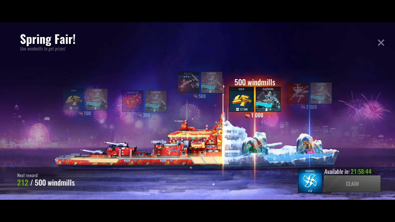 Pacific Warships: Claymore event is starting 