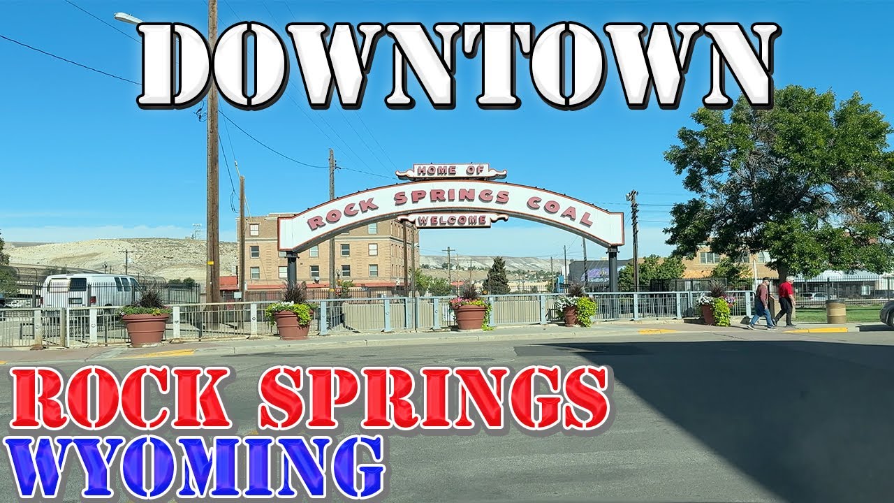 Rock Springs - Wyoming - 4K Downtown Drive