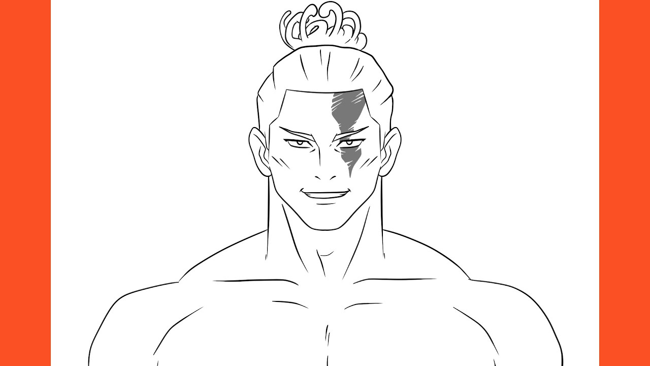 How To Draw Aoi Todo (Jujutsu Kaisen)
