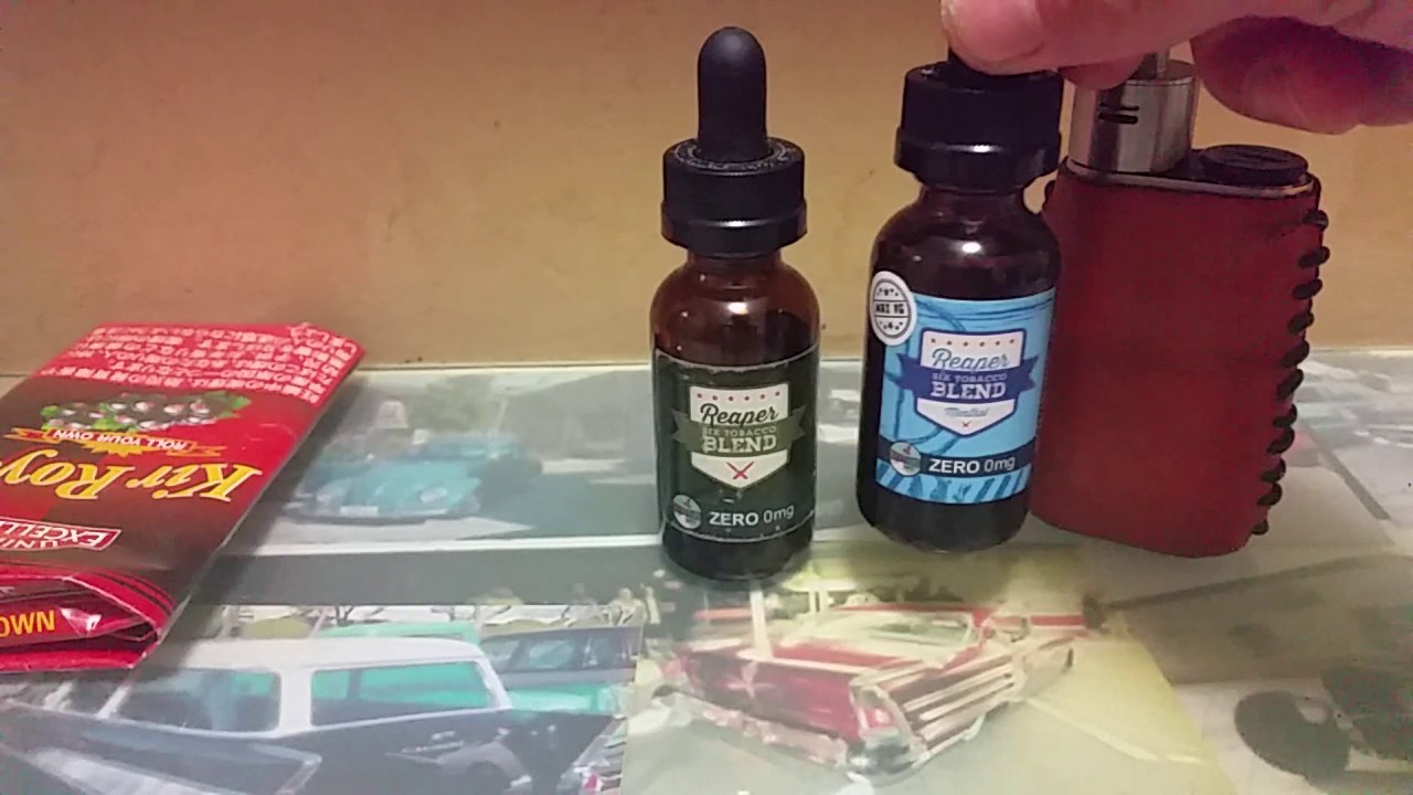 電子タバコ　爆煙！？　VAPE リキッド紹介　ROCKETFUELVAPES.REAPER BLEND.メンソール
