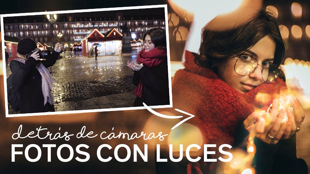 Detrás de cámaras: sesión de fotos con luces navideñas (2019)