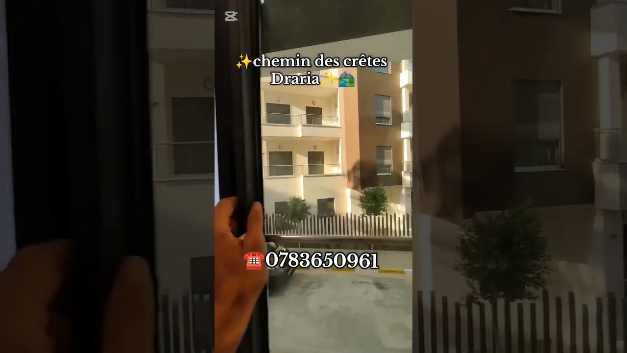 r&eacute;sidence chemin des cr&ecirc;tes 🏞️ draria ✨ type d'appartement :F4 160m est des attique de 240m