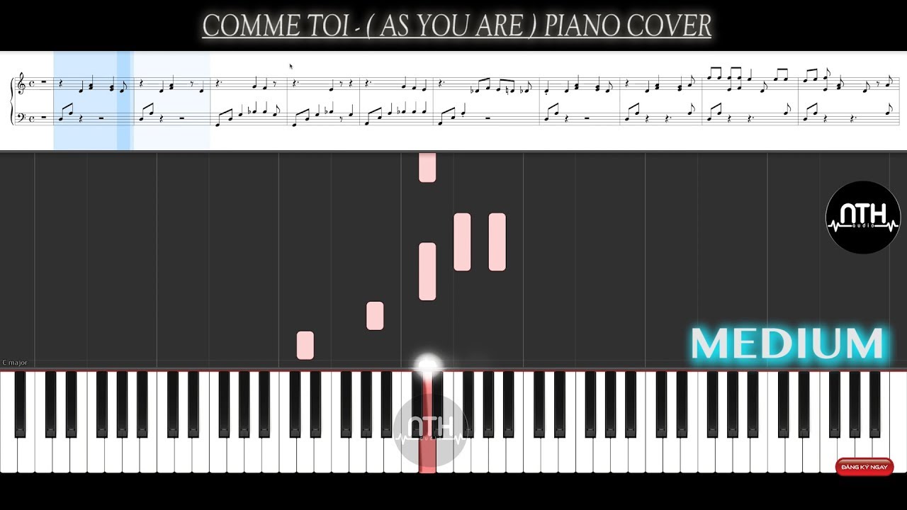 Comme Toi (As You Are)  - Piano Cover + Tutorial