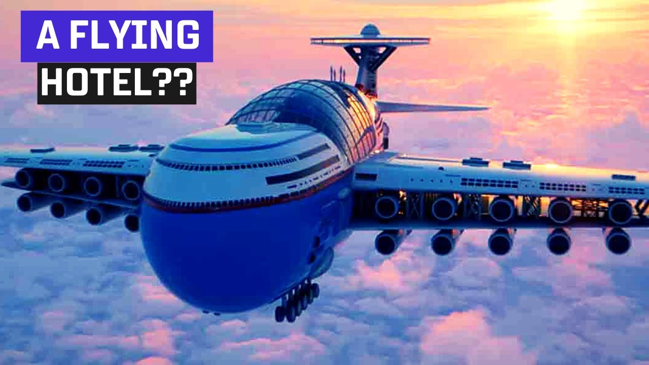 Роскошный летающий отель навсегда останется в воздухе | Sky Cruise Hotel