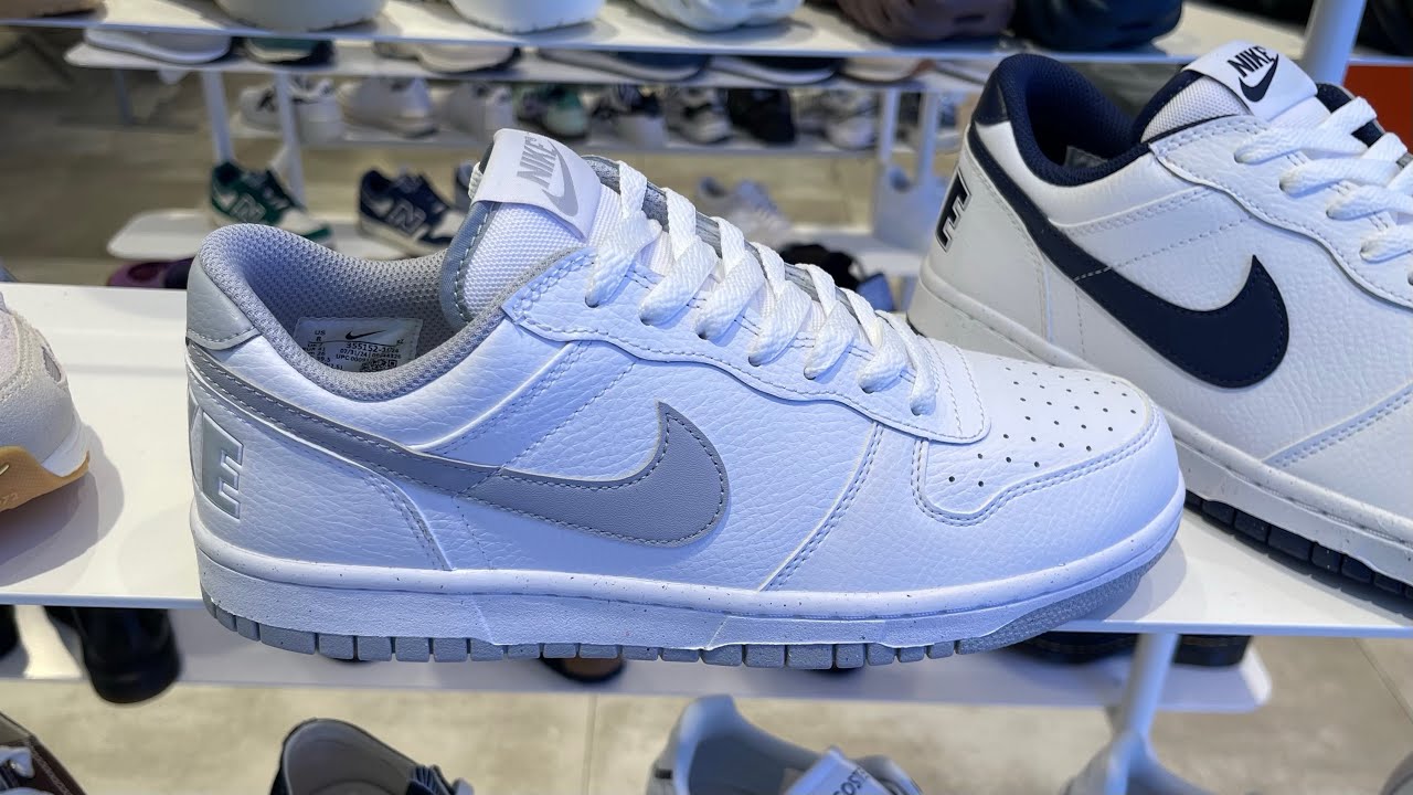 Nike Big Low (White/ Wolf Grey) - Style Code: 355152-106