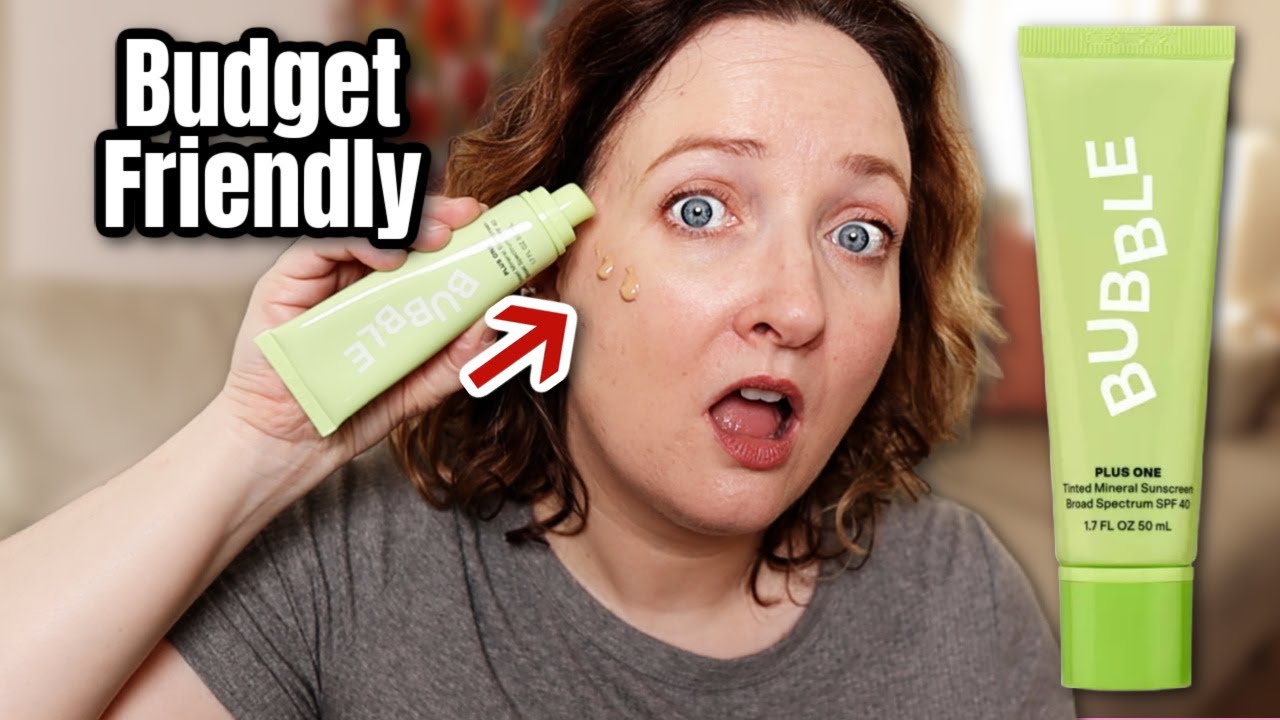 BUBBLE Plus One TINTED SUNSCREEN Wear Test & Review