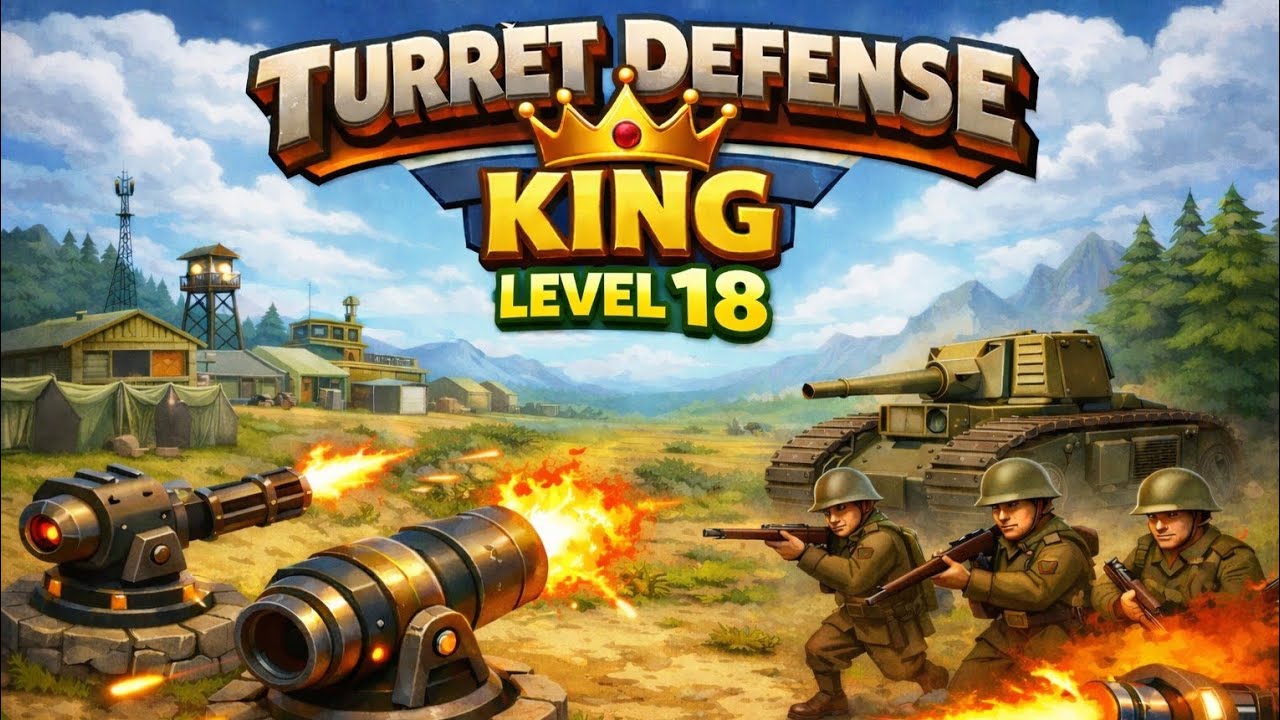 Turret Defense King level 18 walkthrough 