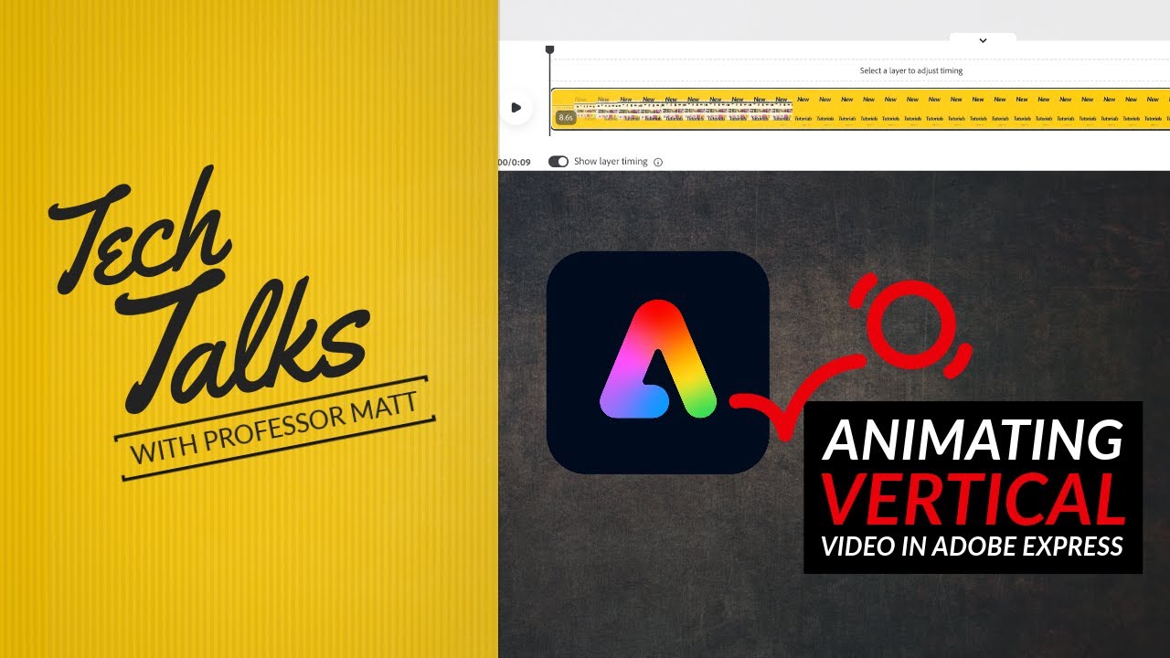Tech Talks: Adobe Express Beta New Animation Time Line Feature