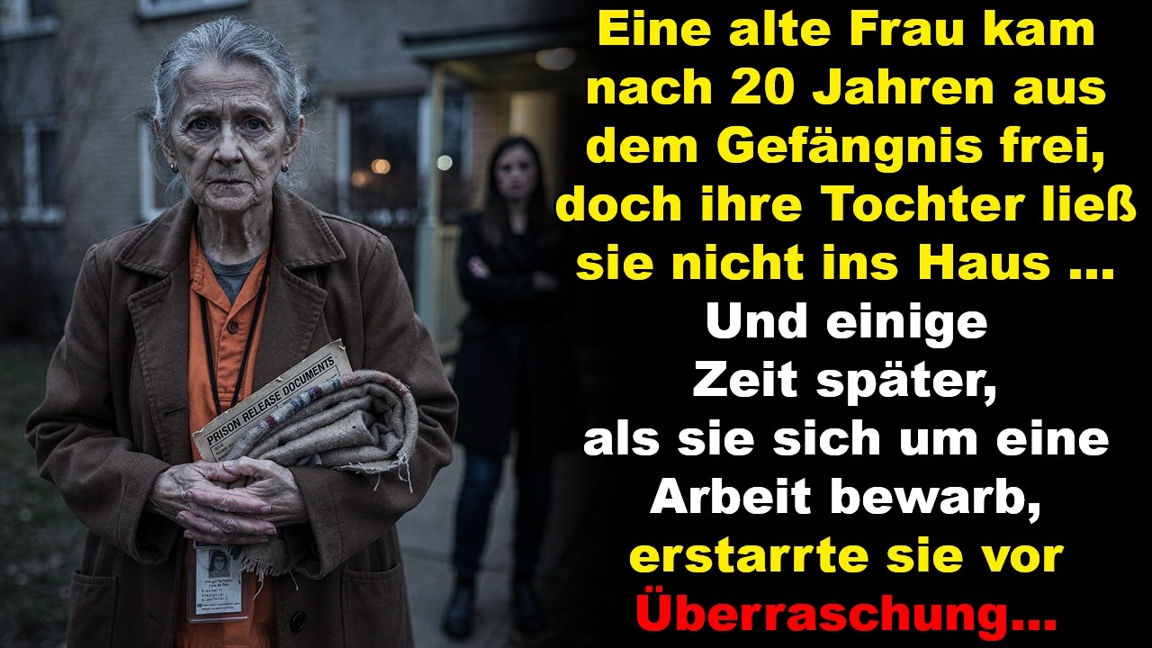 Nach 20 Jahren Gefängnis klopfte eine alte Frau an die Tür ihrer Tochter – doch diese wies sie ab …