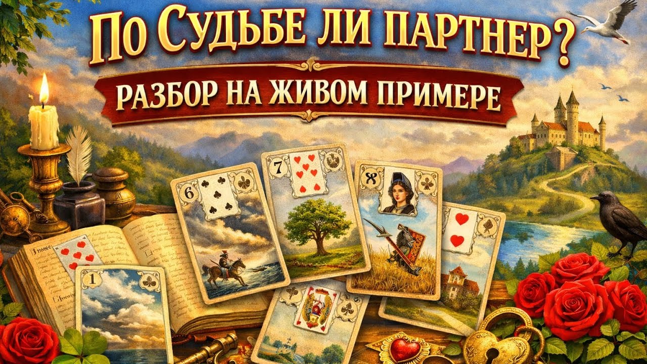 📚💯⁉️ СТАРИННЫЙ РАСКЛАД 👉ПО СУДЬБЕ ЛИ ПАРТНЕР 📚 ТЕХНИКА РАСКЛАДА ПЛЮС ЕГО ПРОЧТЕНИЕ 💐 
