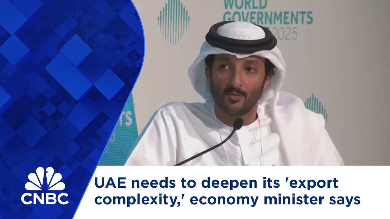 UAE needs to deepen its 'export complexity,' economy minister says