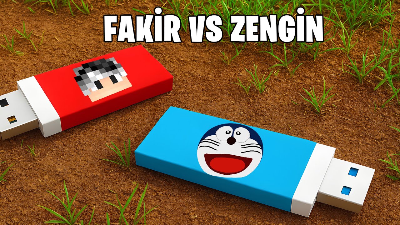 Fakir TOMBİŞ ve Zengin GÜROL USB'si - Minecraft