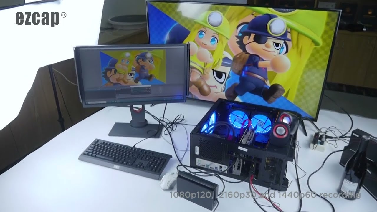 How to use ezcap324B PCIE Video Capture Card LIVE GAMER RAW PCIe 2160p30, 1080p120 Live Streaming