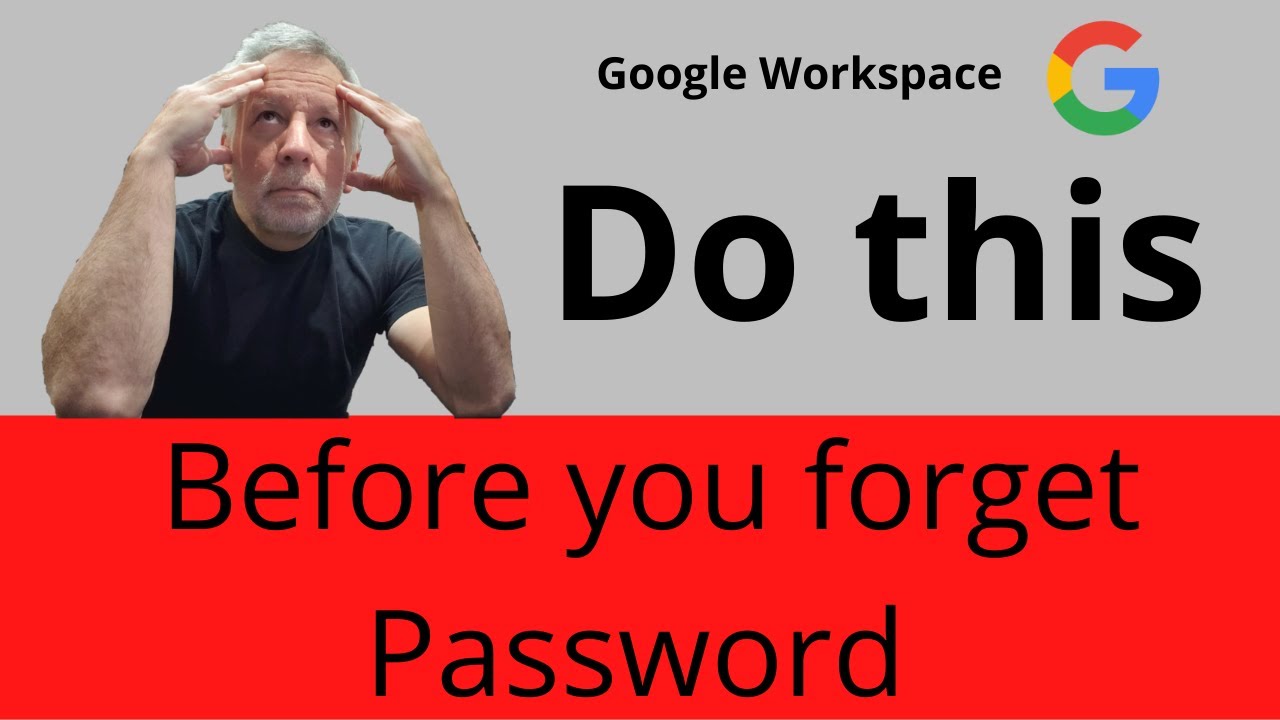 Forgot my password Google Workspace | User account recovery Google Workspace