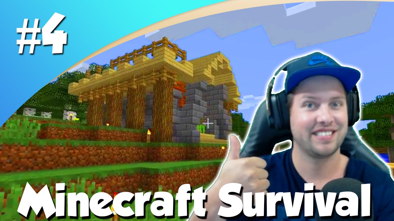 EEN NIEUW GEBOUW MET REDSTONE! (Minecraft #4)