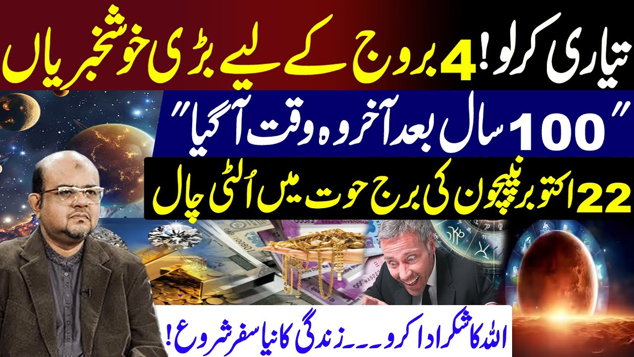After 100 Years. A New Journey for 4 Zodiac Signs | 22 Oct. Neptune Retrograde in Pisces | Dr M Ali