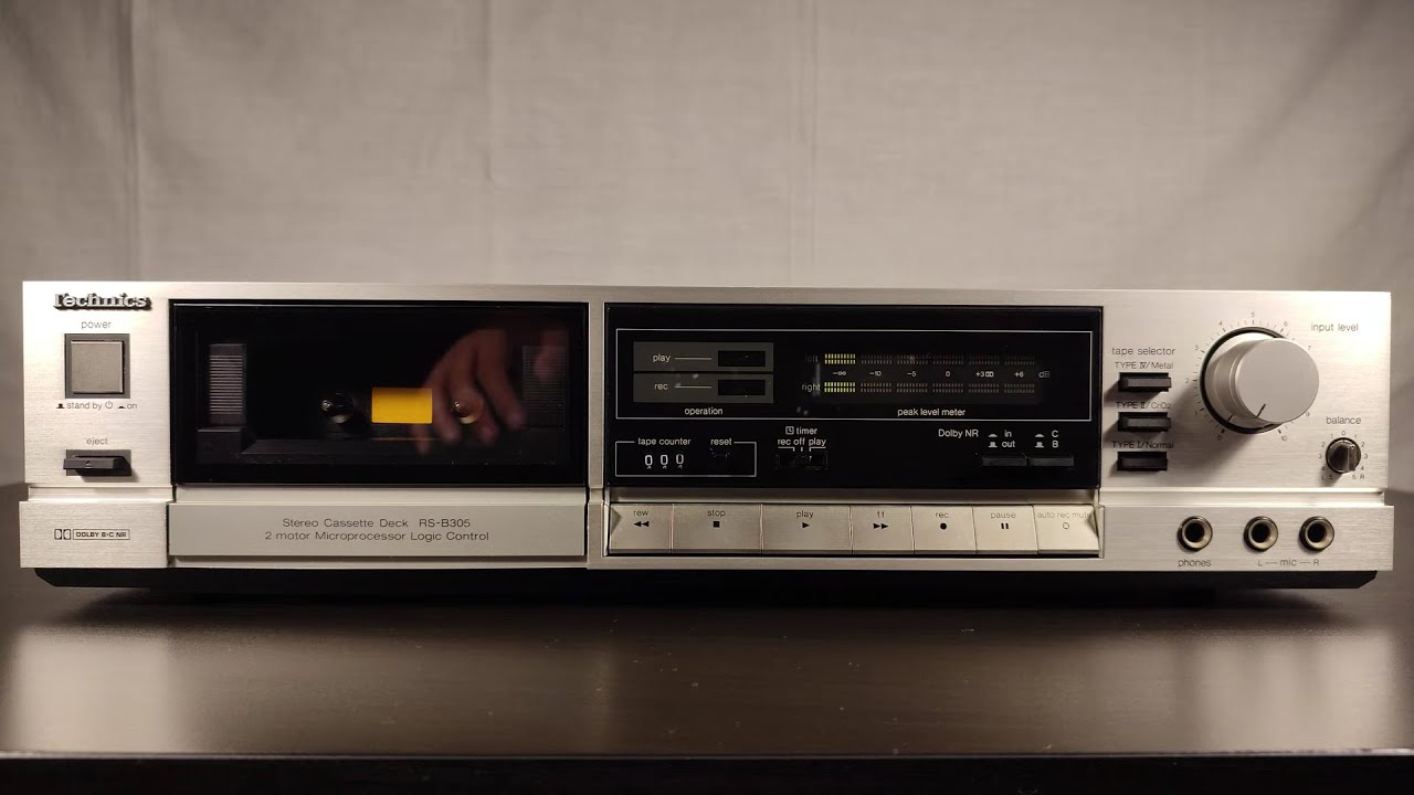 #0039 Technics RS-B305 Cassette Deck