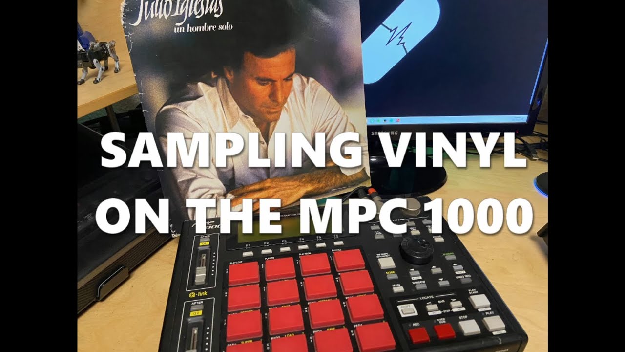 Making a Sampled Beat From Vinyl on the MPC 1000 - Sampling Julio Iglesias