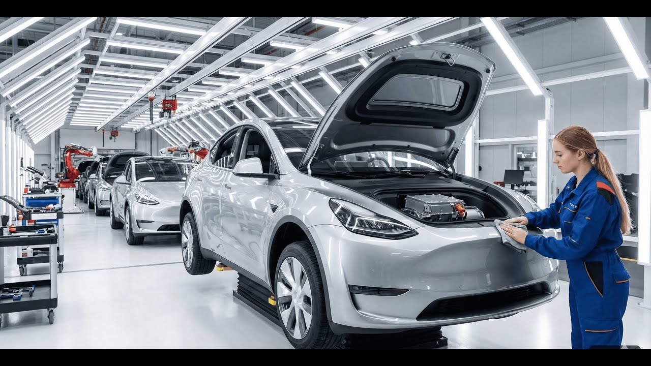 Inside the Gigafactory: How Tesla Cars Are Actually Made (Satisfying Process)