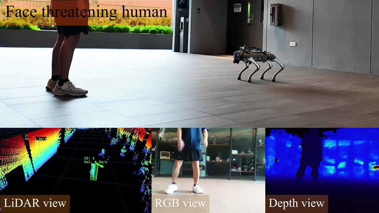 APREBot: Active Perception System for Reflexive Evasion Robot