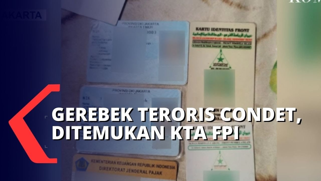 Ditemukan Kartu Anggota FPI dalam Penggeledahan Terduga Teroris di Condet