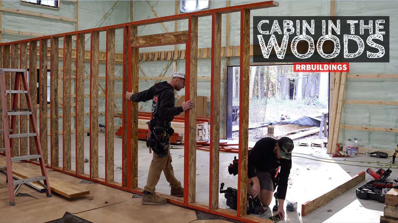 Cabin in the Woods: Interior Wall Framing