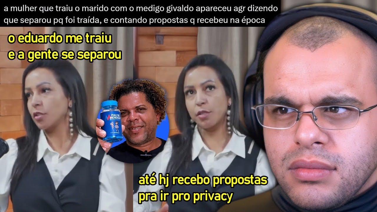 MULHER DA POLÊMICA 'MENDIGO GIVALDO' REVELA EM PODCAST NOVIDADES DO CASO