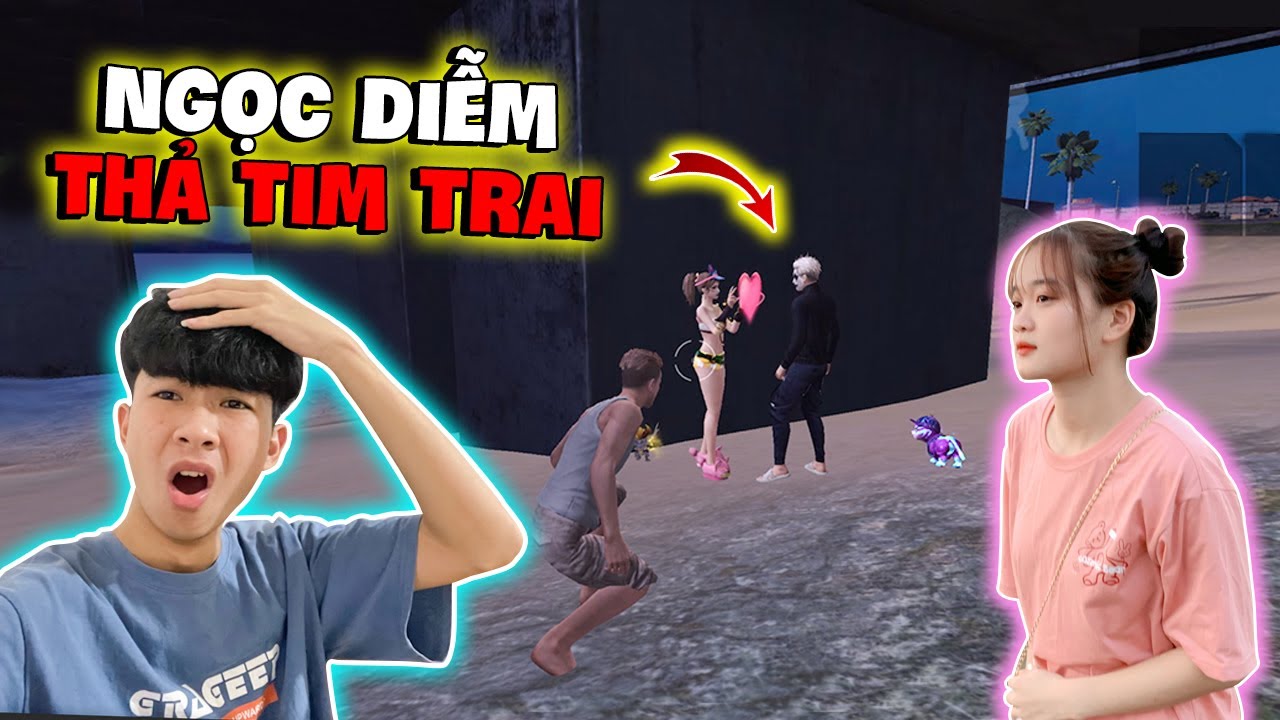 Free Fire | NTN giả nghèo vô huấn luyện bất ngờ nhìn thấy Ngọc Diễm thả tym trai và cái kết 😞