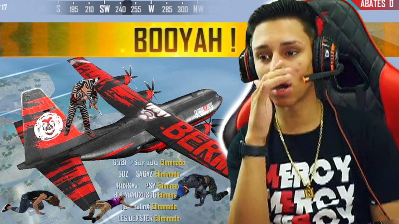 HACKS MATANDO YOUTUBERS AO VIVO NO FREE FIRE - HACK DO AVIÃO