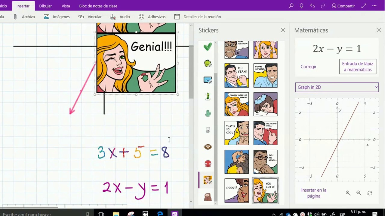 Tutorial - OneNote en las clases de Matemáticas