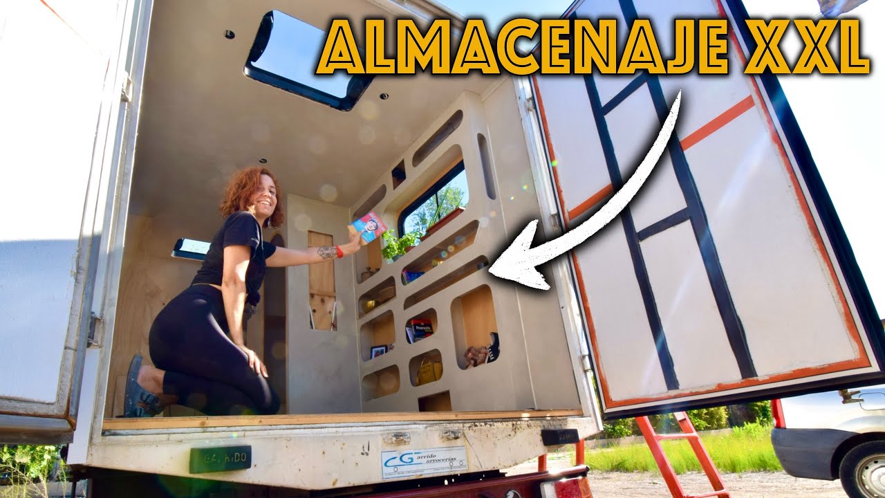 🚐 DUPLICA ALMACENAJE con ESTE DISEÑO INTERIOR en CAMIÓN CAMPER 🚚