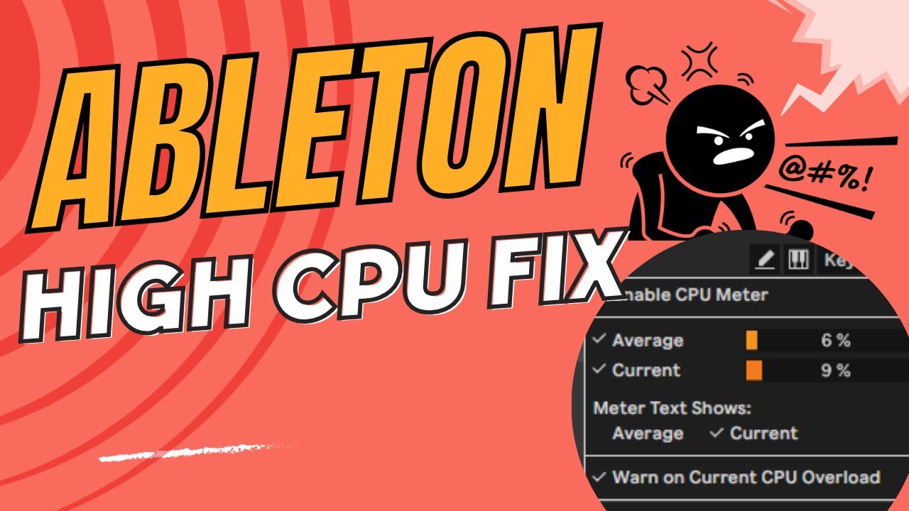 Ableton - How to fix high CPU !